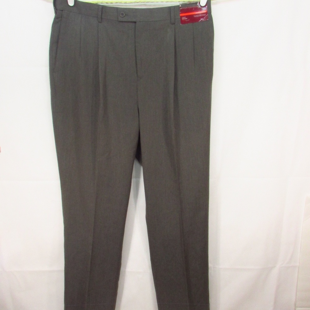 Louis Raphael Rosso Mens Dress Pants Sz 38/36 Gray